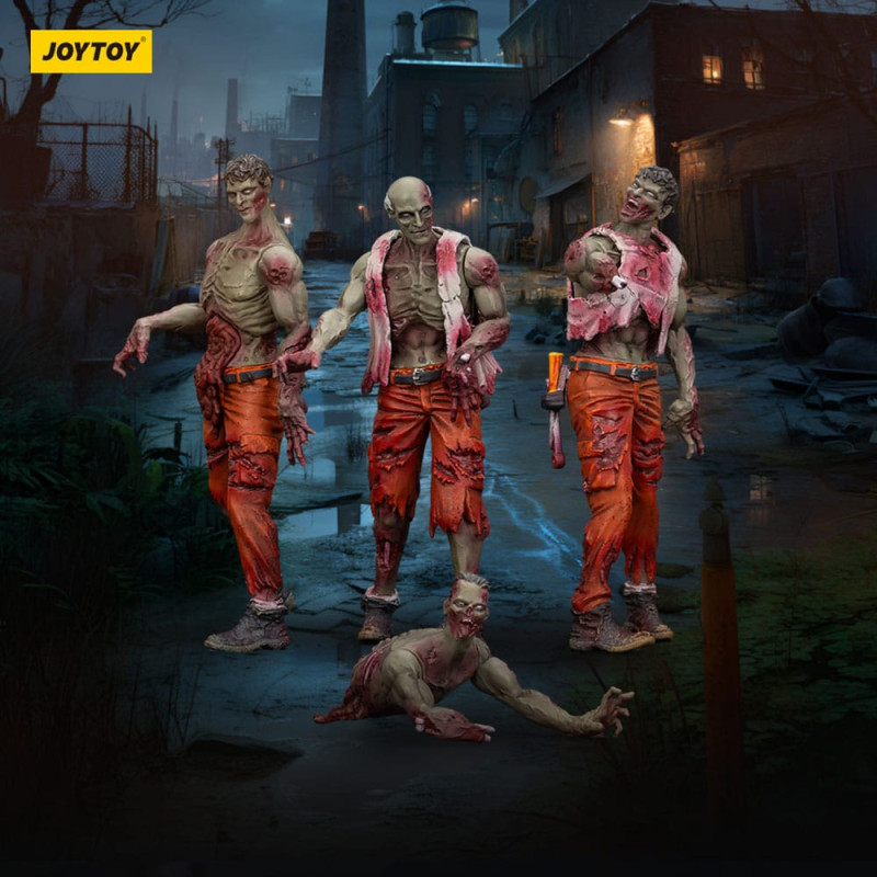 Zombie Dark Source Action Figures 4-Pack Mechanic Team 8 cm 10