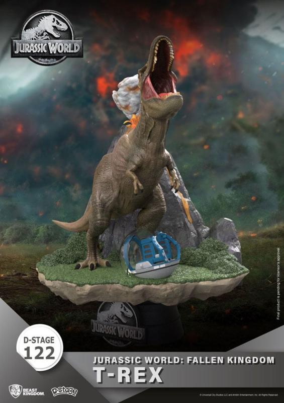 Jurassic World: Fallen Kingdom D-Stage PVC Diorama T-Rex 13 cm reproduction 1