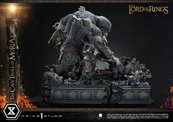 The Lord of the Rings Premium Masterline Series Statue 1/6 Cave Troll of Moria 91 cm 2
