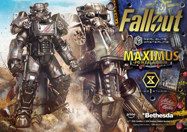 Fallout Real Elite Masterline Statue 1/4 Maximus Power Armor 67 cm 1