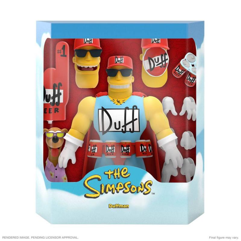 The Simpsons Ultimates Action Figure Duffman 18 cm