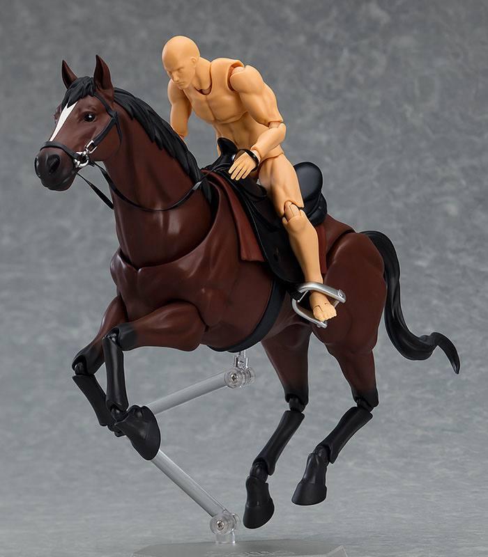 Original Character Figma Action Figure Horse ver. 2 (Chestnut) 19 cm