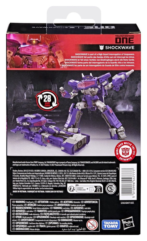 Transformers One Studio Series Deluxe Class Action Figure Shockwave 13 cm 1