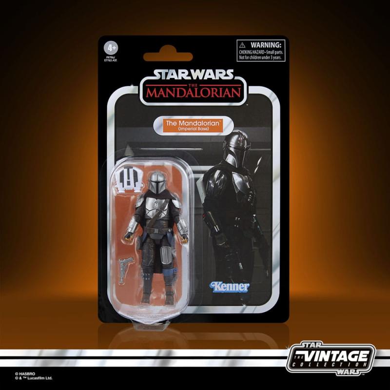 Star Wars: The Mandalorian Vintage Collection Action Figure The Mandalorian (Imperial Base) 10 cm