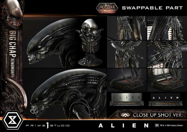 Alien (Film) Museum Masterline XL Statue 1/3 Big Chap Xenomorph Close Up Shot Ver. Deluxe Version 10 4