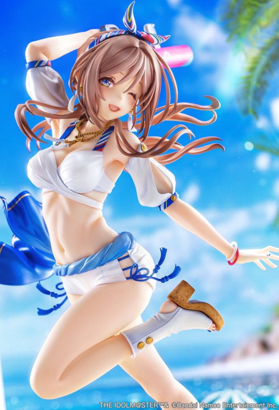 The Idolmaster Gakuen PVC Figure 1/7 Himesaki Rinami Kimi to Semi Blue Ver. 27 cm 3