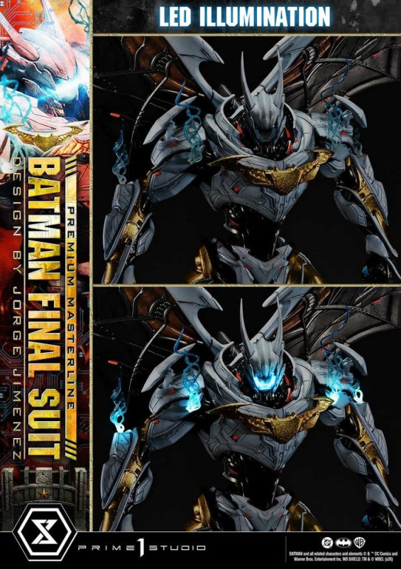 Justice League (Comics) Premium Masterline Statue Batman Final Suit (Design by Jorge Jimenez) Bonus 12