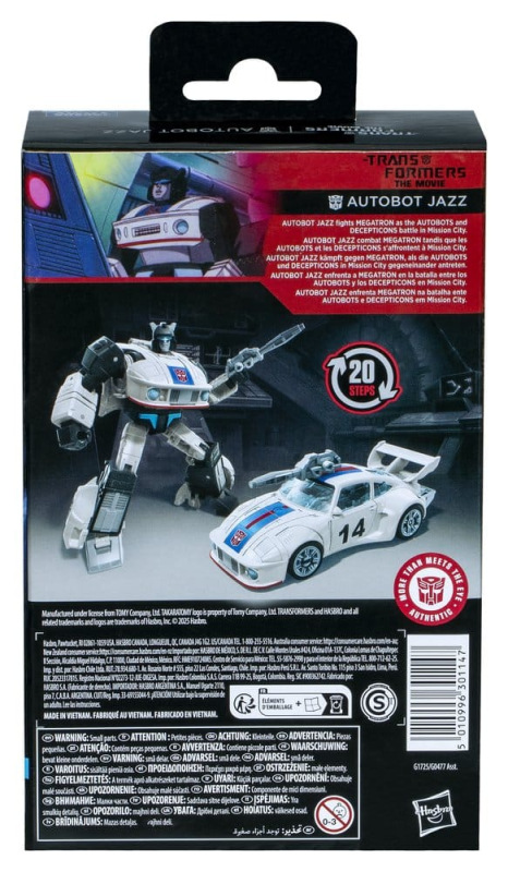 The Transformers: The Movie Studio Series Deluxe Class Action Figure Autobot Jazz 11 cm 1