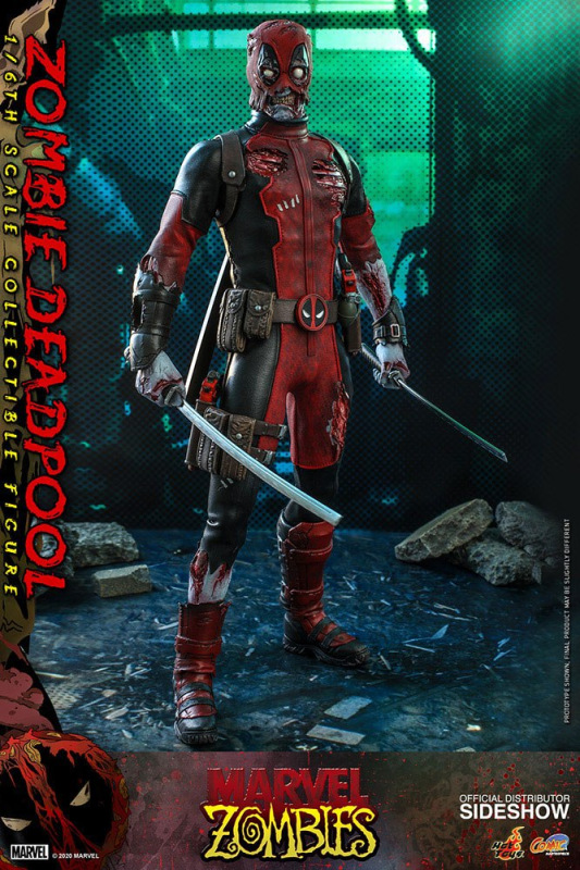 Marvel Zombies Comic Masterpiece Action Figure 1/6 Zombie Deadpool 31 cm 9