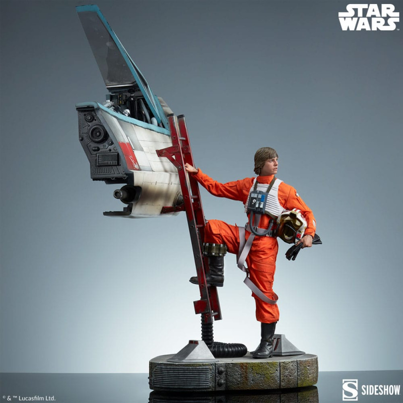 Star Wars Premium Format Statue Luke Skywalker & X-Wing: Red Five, Standing By 76 cm 7
