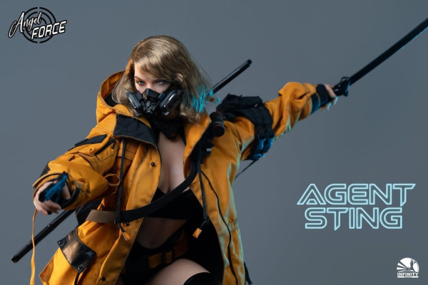 Angel Force Silicone Action Figure 1/3 Agent Sting 70 cm 8