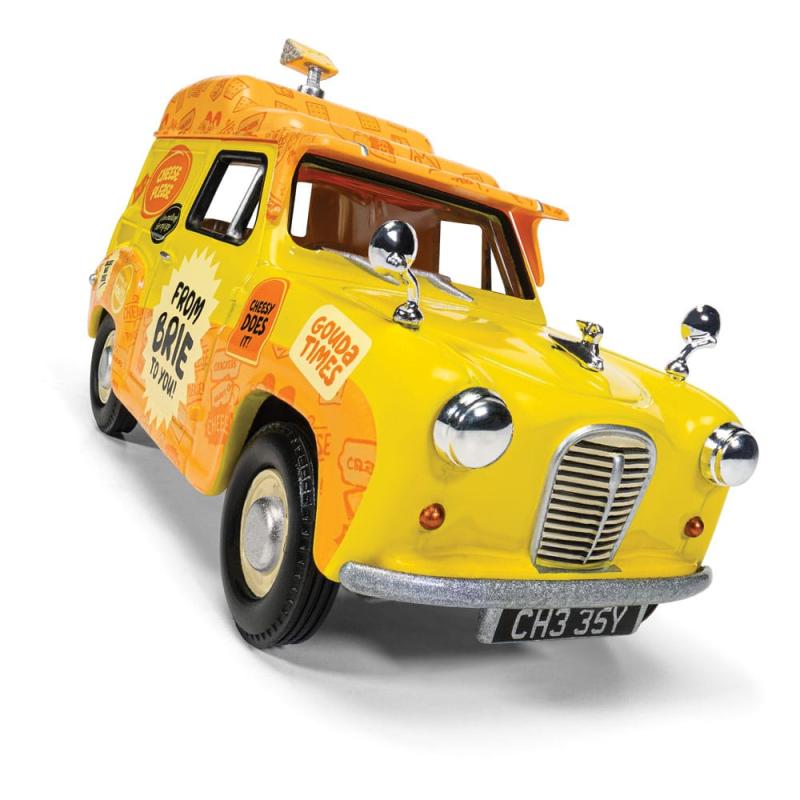 Wallace & Gromit Die Cast Model 1/43 Austin A35 Van Collection - Cheese Please!, Top Bun, Spick & Sp