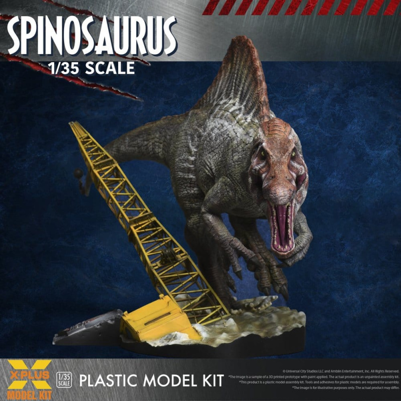 Jurassic Park III Plastic Model Kit 1/35 Spinosaurus 19 cm (Reproduction) 1