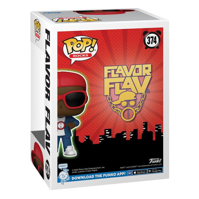 Flavor Flav POP! Rocks Vinyl Figure Flavor of Love 9 cm
