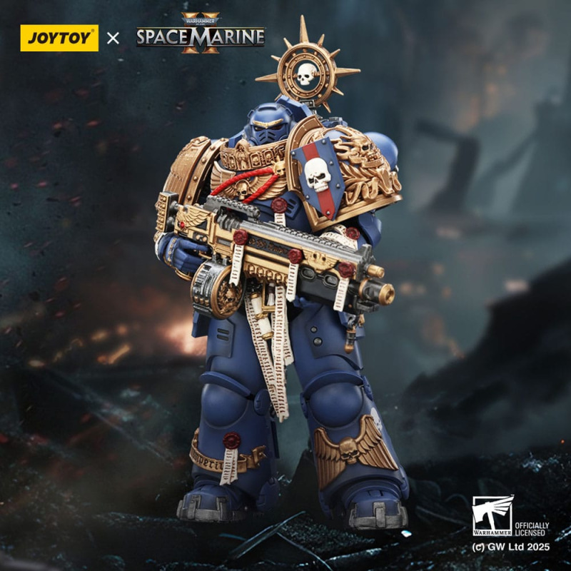 Warhammer 40,000: Space Marine 2 Action Figure Ultramarines Heavy Relic Primus Armor with Heavy Reli 10