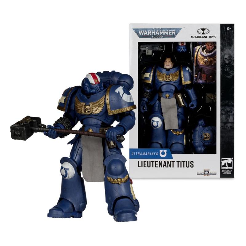 Warhammer 40,000 Action Figure Ultramarines: Lieutenant Titus 18 cm