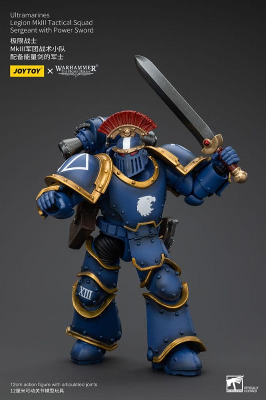 Warhammer The Horus Heresy Action Figure 1/18 Ultramarines Legion MKIII Tactical Squad Sergeant with