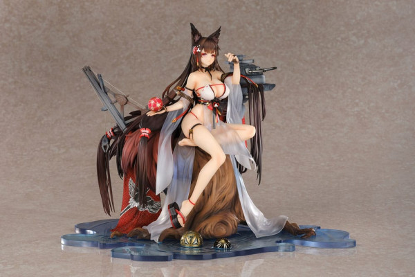 Azur Lane PVC Statue 1/7 Amagi Wending Waters Serene Lotus Ver. Acrylic Special Edition w/Display 25 1