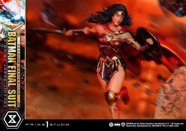 Justice League (Comics) Premium Masterline Statue Batman Final Suit (Design by Jorge Jimenez) Bonus 10