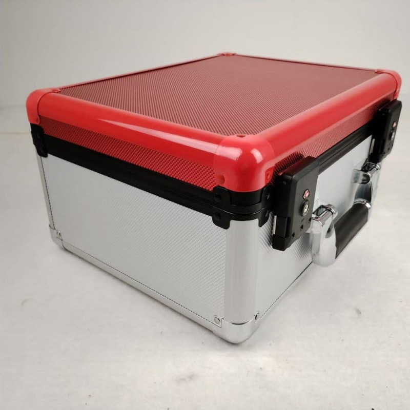 Evoretro Trading Card Storage Box for 90 Cards X Red and Silver 4