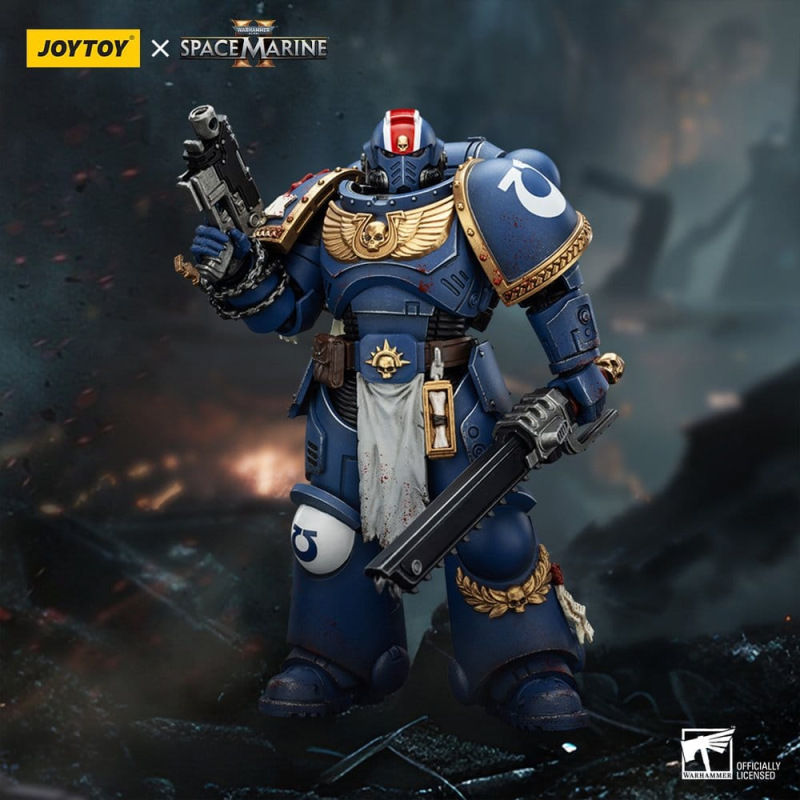 Warhammer 40,000: Space Marine 2 Action Figure Ultramarines Lieutenant Titus Collectors Edition 13 c 5