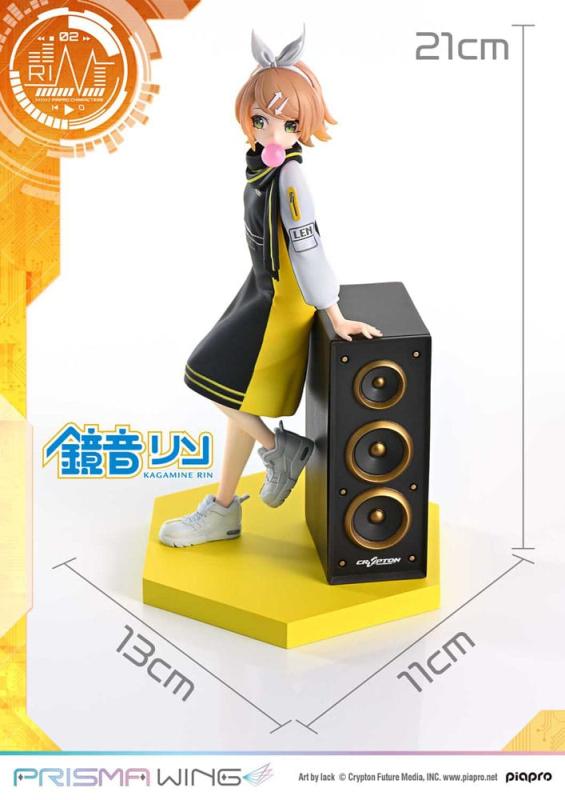 Vocaloid Piapro Characters Prisma Wing PVC Statue 1/7 Kagamine Rin (Art by lack) 21 cm 4