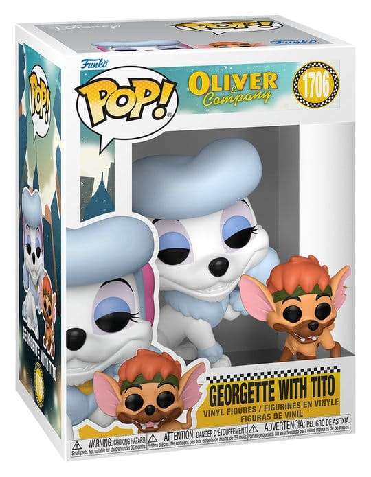 Oliver & Co. POP&Buddy Vinyl Figure Georgette w/Tito 9 cm 1