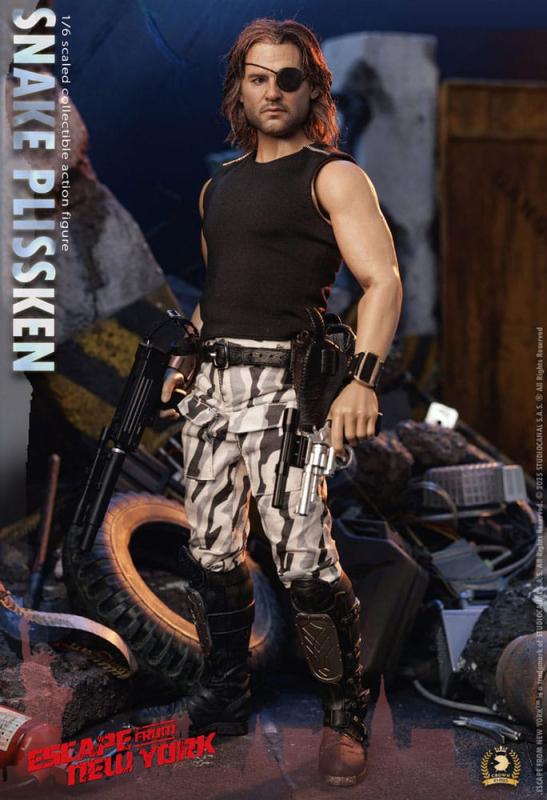 Escape from New York Crown Series Action Figure 1/6 Snake Plissken (Real Hair Version) 30 cm 1