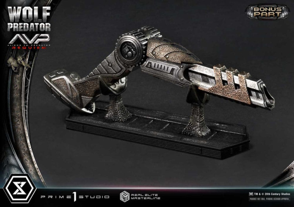 Alien vs. Predator Real Elite Masterline Series Statue 1/3 Requiem Wolf Predator Deluxe Bonus Ver. 9 4