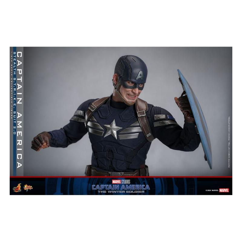 Captain America: The Winter Soldier Movie Masterpiece Action Figure 1/6 Captain America (Stealth S.T 11