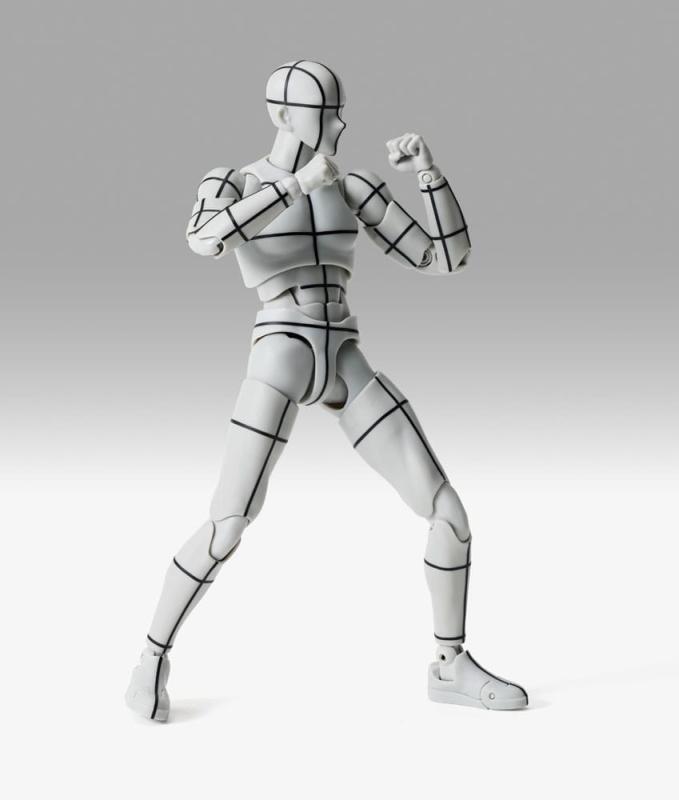 S.H.Figuarts Action Figure Body-Kun Sports Edition Wire Frame (Gray Color Ver.) 15 cm