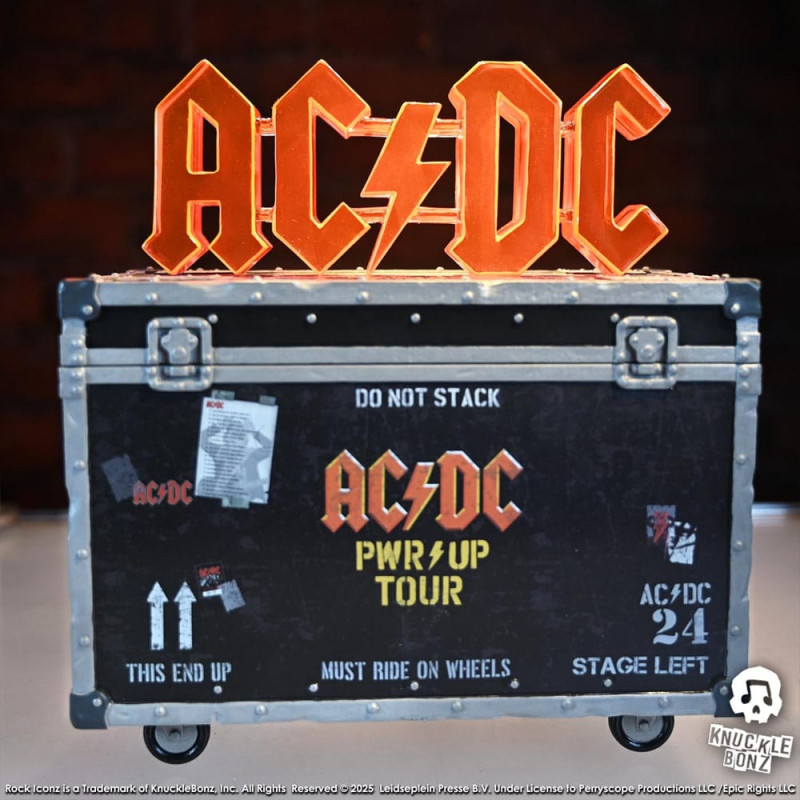 AC/DC Rock Ikonz On Tour Statue PWR UP Tour Road Case 10