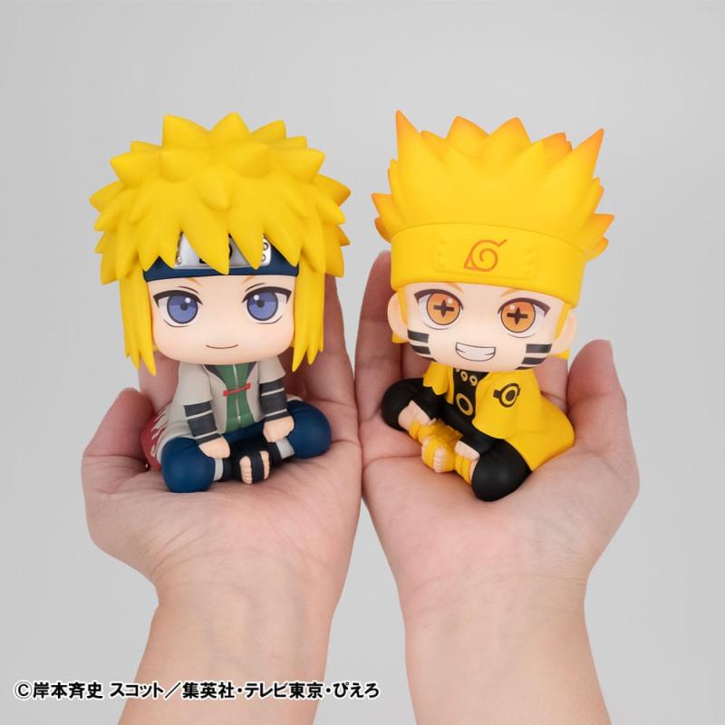 Naruto Shippuden Look Up PVC Statue Naruto Uzumaki Six Paths Sage Mode & Minato Namikaze 11 cm (with 9