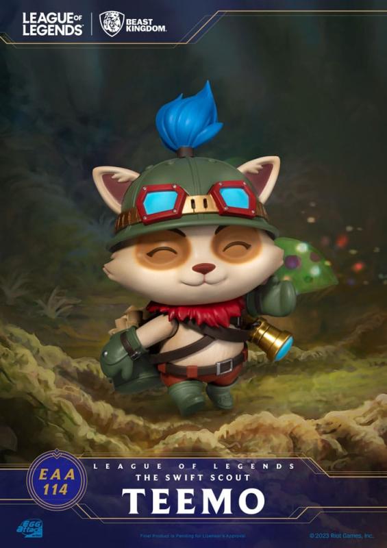League of Legends: The Swift Scout Teemo 12 cm Egg Attack Figure - Beast Kingdom Toys