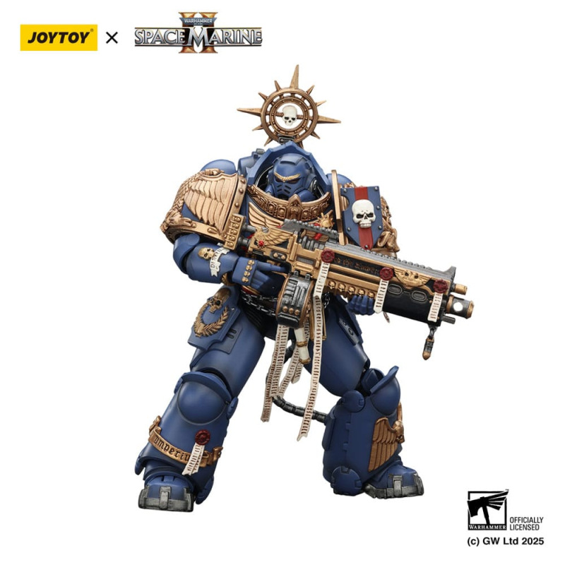 Warhammer 40,000: Space Marine 2 Action Figure Ultramarines Heavy Relic Primus Armor with Heavy Reli 7