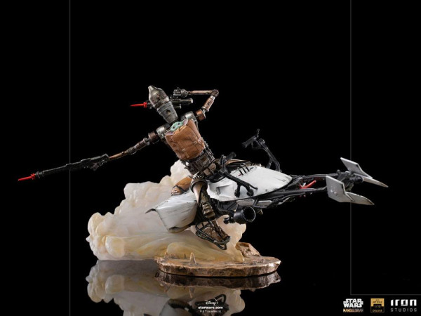 Star Wars The Mandalorian Deluxe Art Scale Statue 1/10 IG-11 & The Child 20 cm 8
