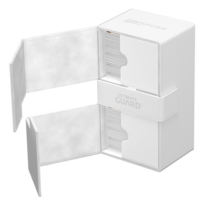 Ultimate Guard Twin Flip`n`Tray 200+ XenoSkin Monocolor White