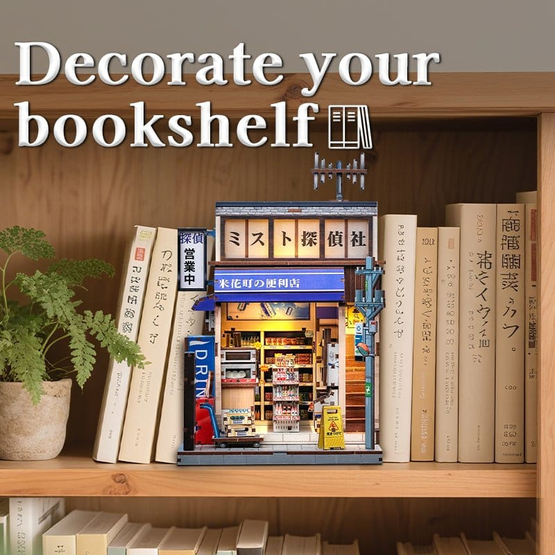 Miniature House Model Kit Beika-cho Convenience Store 22 x 15 cm 4