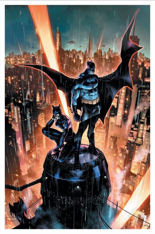DC Comics: Batman & Catwoman 41 x 61 cm Art Print - Sideshow Collectibles
