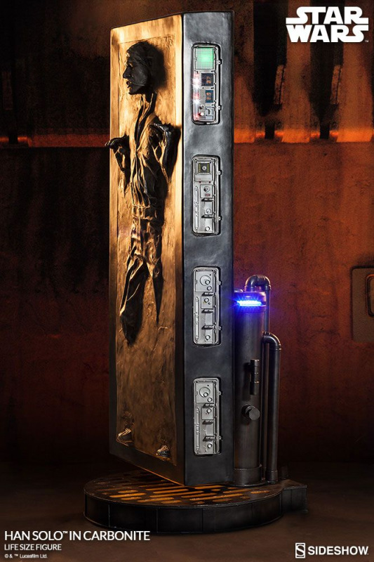 Star Wars Life-Size Statue Han Solo in Carbonite 231 cm 4