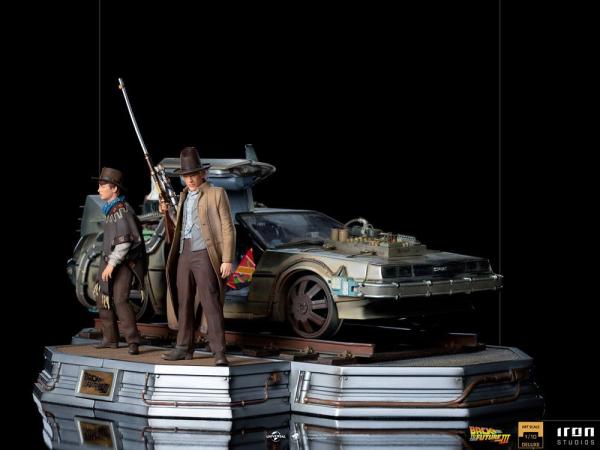 Back to the Future III Art Scale Statues 1/10 Full Set Deluxe 57 cm 3