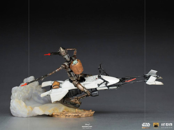 Star Wars The Mandalorian Deluxe Art Scale Statue 1/10 IG-11 & The Child 20 cm 4