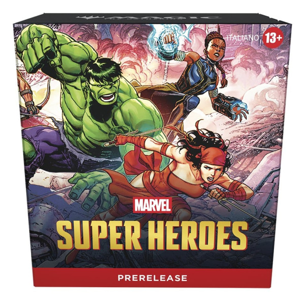 Magic the Gathering Marvel Super Heroes Prerelease Packs Case (15) italian 2