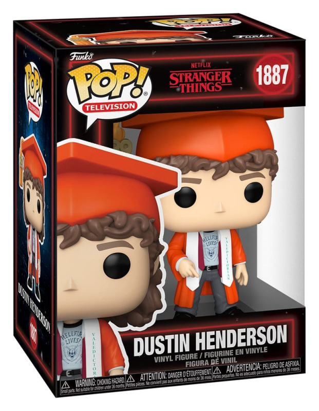 Stranger Things POP! TV Vinyl Figures Dustin Henderson 9 cm 1