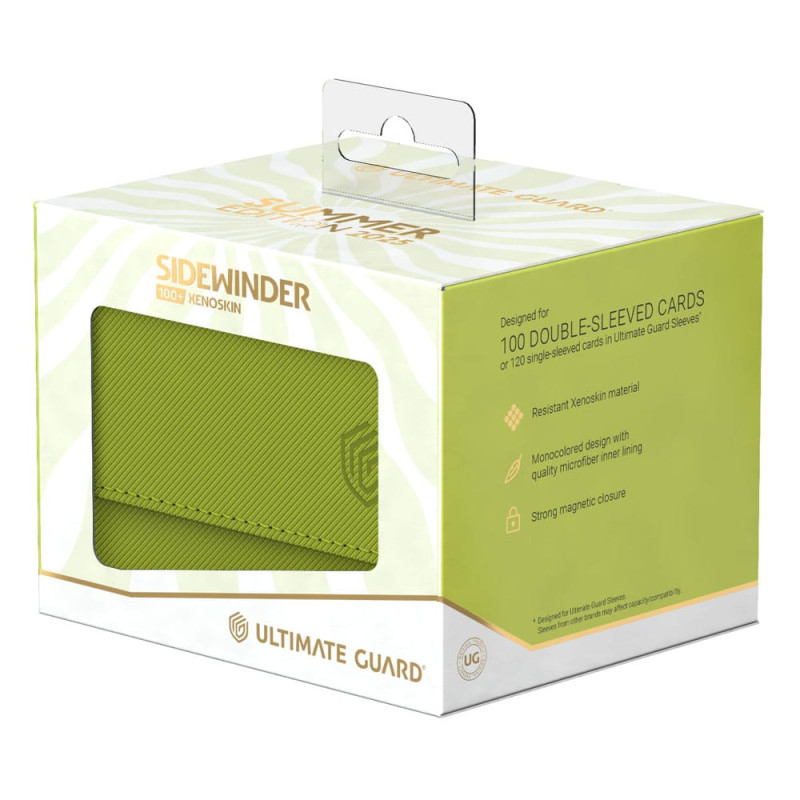 Ultimate Guard Sidewinder 100+ Xenoskin "Summer Edition 2025" - Lime 6