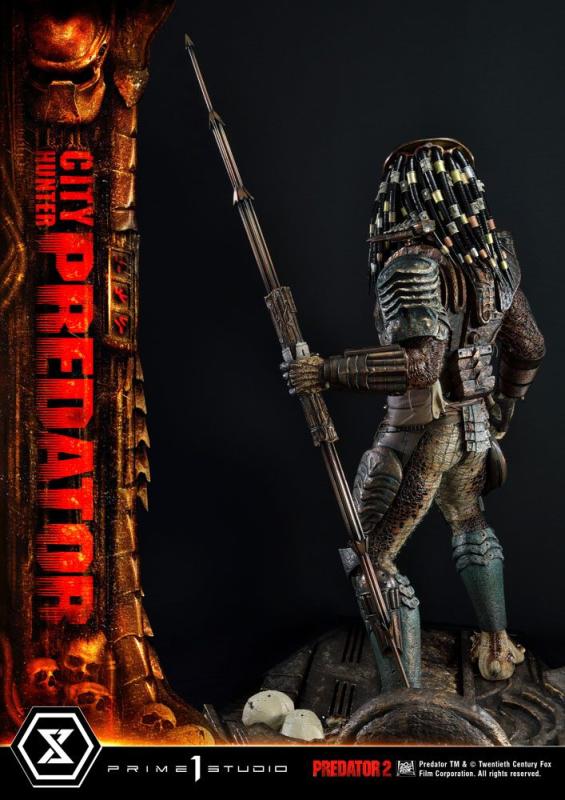 Predator 2 Museum Masterline Statue 1/3 City Hunter Predator 105 cm