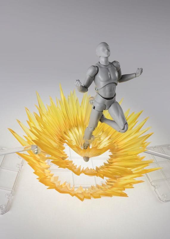 Tamashii Effect Action Figure Accessory Shock Impact Yellow Ver. for S.H.Figuarts