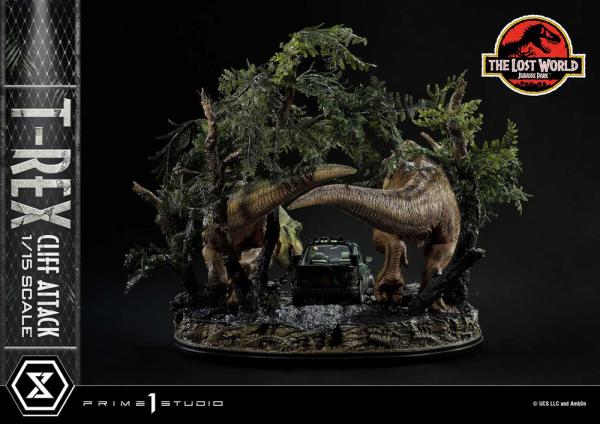 Jurassic World The Lost World: T-Rex Cliff Attack 1/15 Statue - Prime 1 Studio