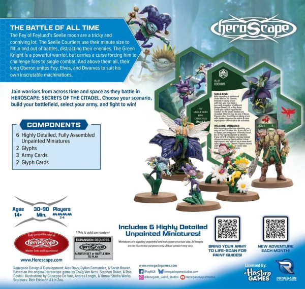 Heroscape Army Expansion Seelie Court of the Verdant Pact Standard Edition *English Version* 3