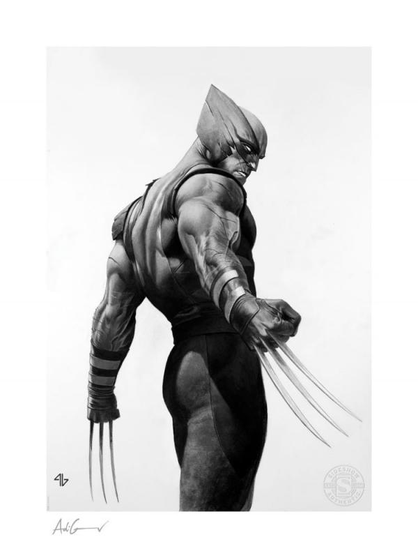 X-Men: Wolverine Black & White Variant 46 x 61 cm Art Print - Sideshow Collectibles